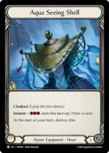 aqua seeing cloaked flesh and blood card